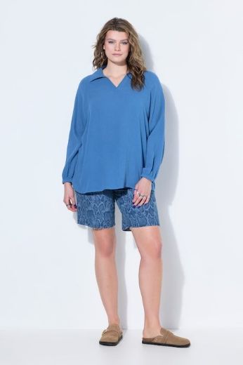 Plus size veliki brojevi Majica dugih rukava od muslina za punije