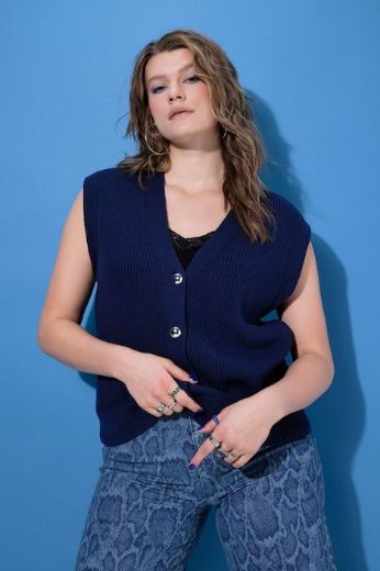 Plus size veliki brojevi Prsluk šireg kroja za punije