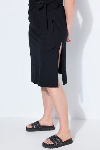 Plus size veliki brojevi Haljina midi kratkih rukava A kroja za punije