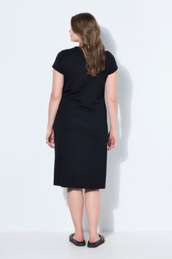 Plus size veliki brojevi Haljina midi kratkih rukava A kroja za punije