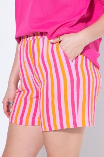 Plus size veliki brojevi Hlače kratkih nogavica elastičnog struka za punije