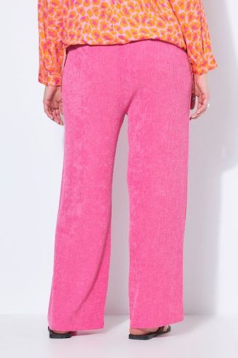 Plus size veliki brojevi Hlače širokih nogavica elastičnog struka za punije