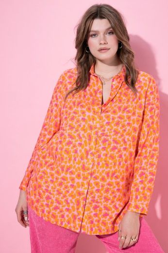 Plus size veliki brojevi Košulja dugih rukava ravnog kroja za punije