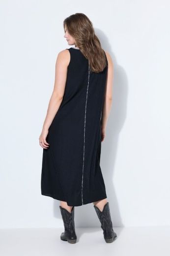 Plus size veliki brojevi Haljina maxi bez rukava A kroja za punije