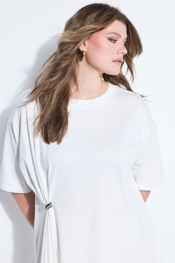 Plus size veliki brojevi Majica kratkih rukava šireg kroja za punije