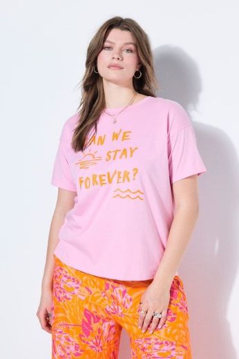 Plus size veliki brojevi Majica kratkih rukava šireg kroja za punije