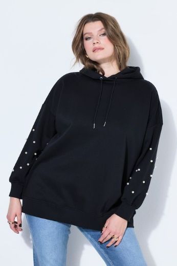 Plus size veliki brojevi Majica dugih rukava s kapuljačom šireg kroja za punije