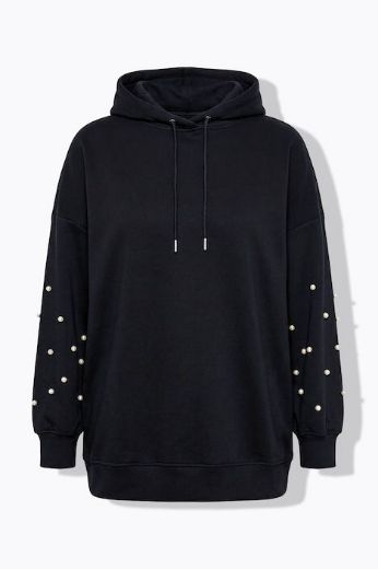 Plus size veliki brojevi Majica dugih rukava s kapuljačom šireg kroja za punije