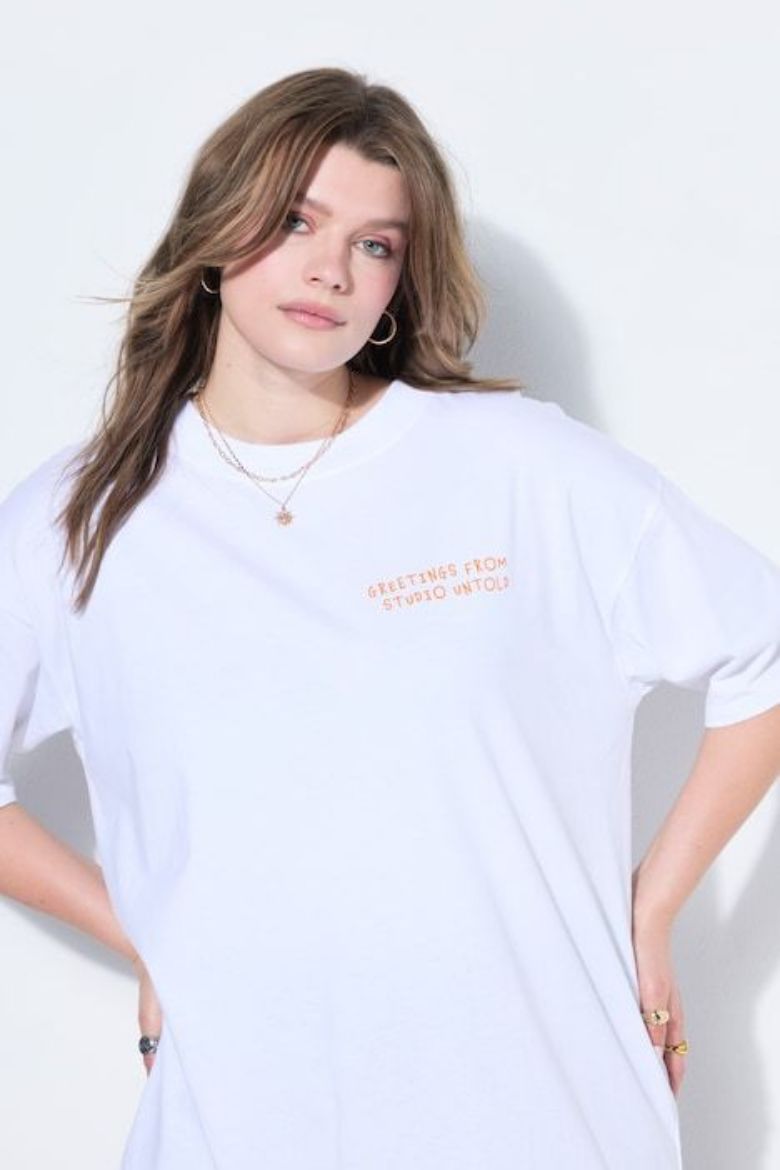 Plus size veliki brojevi Majica kratkih rukava šireg kroja za punije