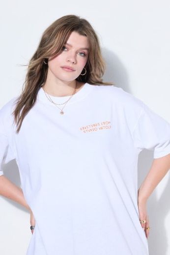 Plus size veliki brojevi Majica kratkih rukava šireg kroja za punije