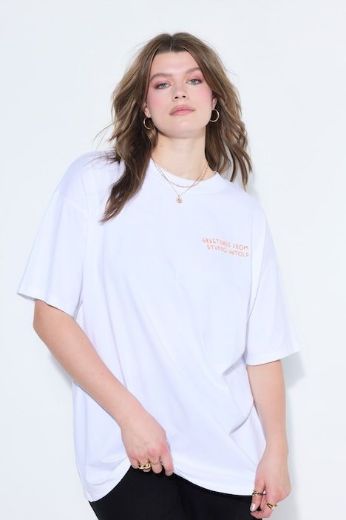 Plus size veliki brojevi Majica kratkih rukava šireg kroja za punije