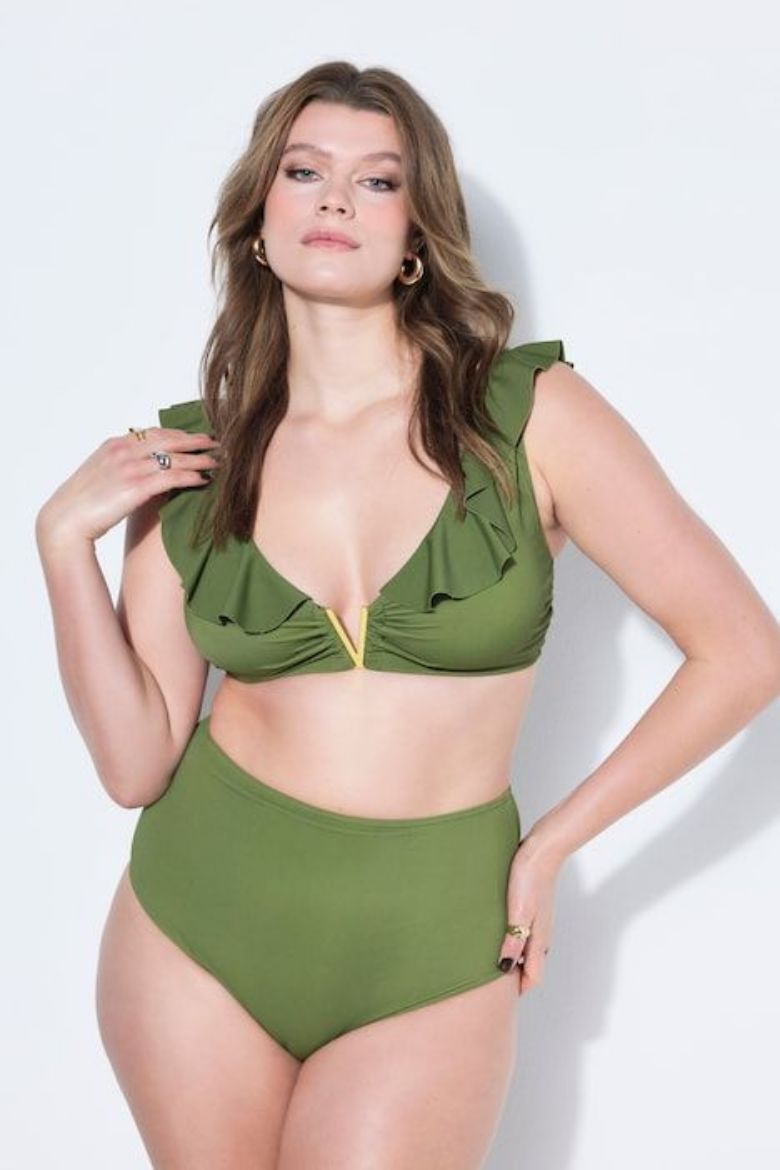 Plus size veliki brojevi Kupaći kostim gornji dio mekanih košarica za punije