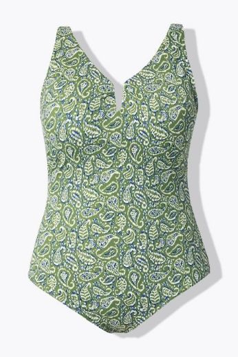 Plus size veliki brojevi Kupaći kostim jednodijelni V izreza za punije