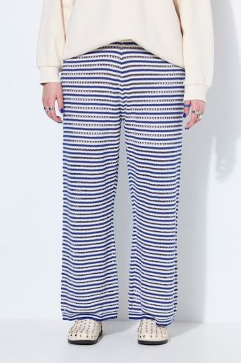 Plus size veliki brojevi Hlače širokih nogavica elastičnog struka za punije