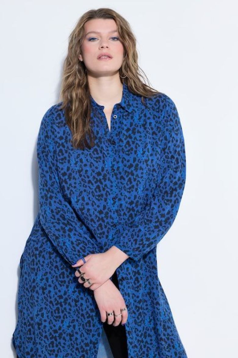 Plus size veliki brojevi Majica dugih rukava dužeg kroja za punije