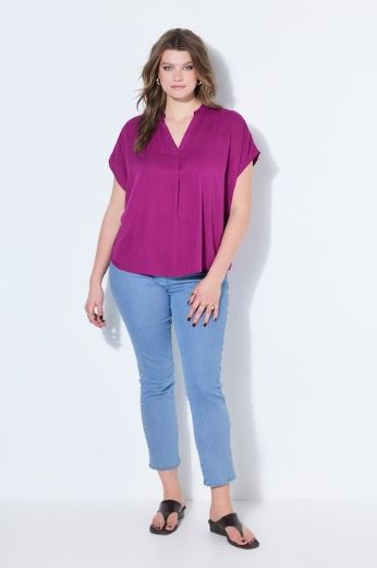 Plus size veliki brojevi Majica kratkih rukava šireg kroja za punije