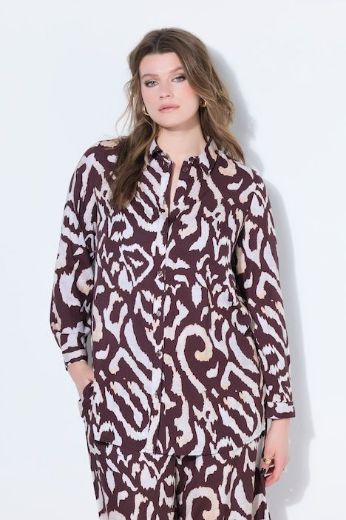 Plus size veliki brojevi Košulja dugih rukava ravnog kroja za punije