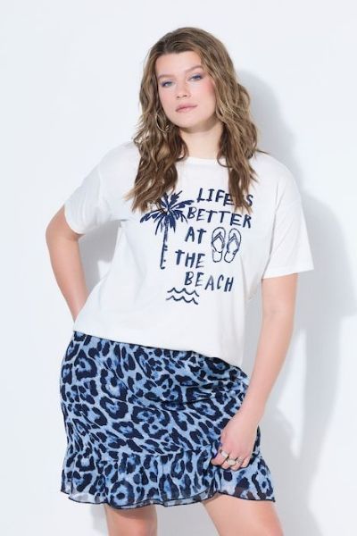 Veliki brojevi Suknja A kroja elastičnog struka moda za punije