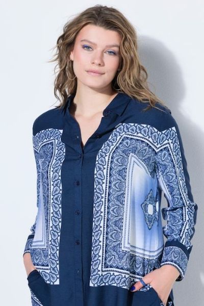 Veliki brojevi Košulja dugih rukava moda za punije