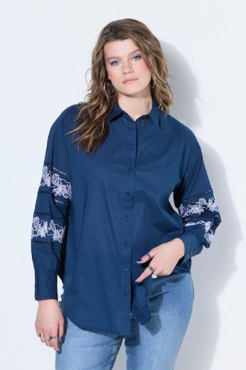 Plus size veliki brojevi Košulja dugih rukava šireg kroja za punije