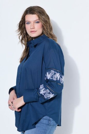 Plus size veliki brojevi Košulja dugih rukava šireg kroja za punije