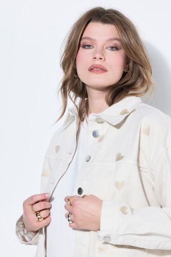 Plus size veliki brojevi Jakna lagana traper za punije