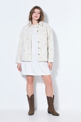 Plus size veliki brojevi Jakna lagana traper za punije