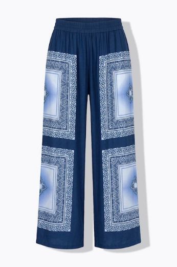 Plus size veliki brojevi Hlače širokih nogavica visokog struka za punije