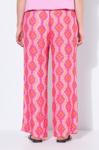 Plus size veliki brojevi Hlače širokih nogavica visokog struka za punije