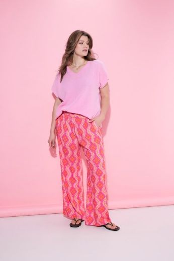 Plus size veliki brojevi Hlače širokih nogavica visokog struka za punije