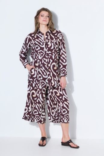 Plus size veliki brojevi Hlače širokih nogavica visokog struka za punije