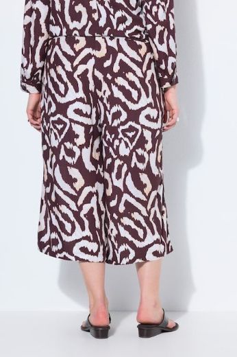 Plus size veliki brojevi Hlače širokih nogavica visokog struka za punije