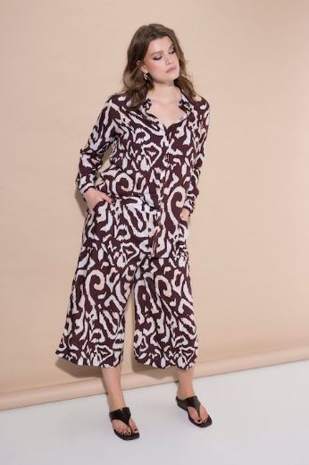 Plus size veliki brojevi Hlače širokih nogavica visokog struka za punije