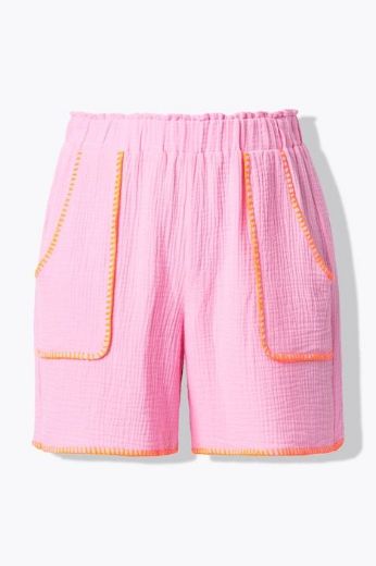 Plus size veliki brojevi Hlače kratkih nogavica od muslina za punije