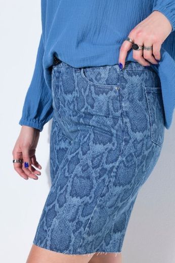 Plus size veliki brojevi Hlače traper kratkih nogavica visokog struka za punije