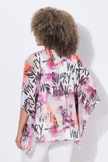 Plus size veliki brojevi Bluza kratkih rukava šireg kroja za punije