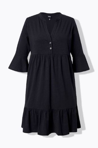 Plus size veliki brojevi Haljina 3/4 rukava A kroja za punije