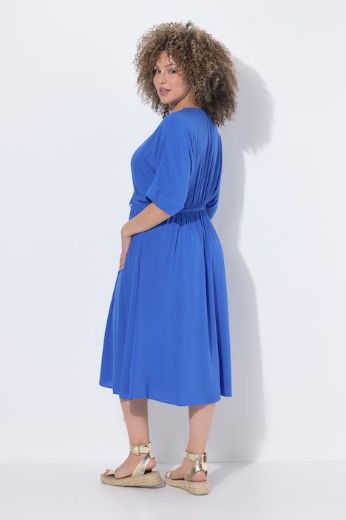 Plus size veliki brojevi Haljina maxi kratkih rukava A kroja za punije