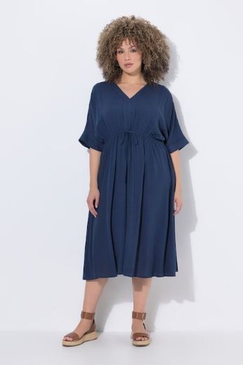 Plus size veliki brojevi Haljina maxi kratkih rukava A kroja za punije