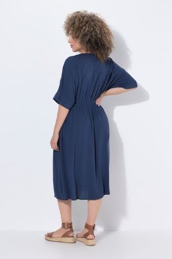 Plus size veliki brojevi Haljina maxi kratkih rukava A kroja za punije