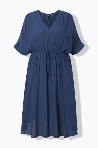 Plus size veliki brojevi Haljina maxi kratkih rukava A kroja za punije