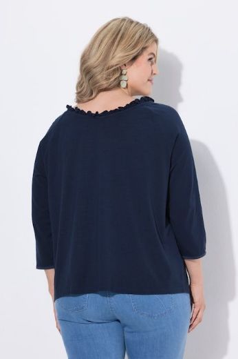 Plus size veliki brojevi Majica 3/4 rukava pamučna za punije