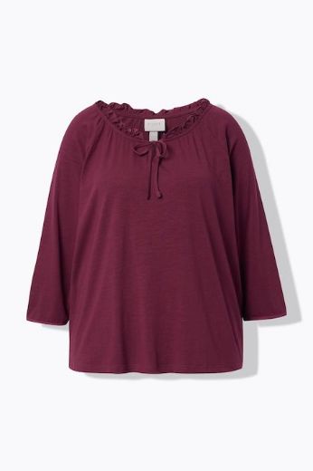 Plus size veliki brojevi Majica 3/4 rukava pamučna za punije