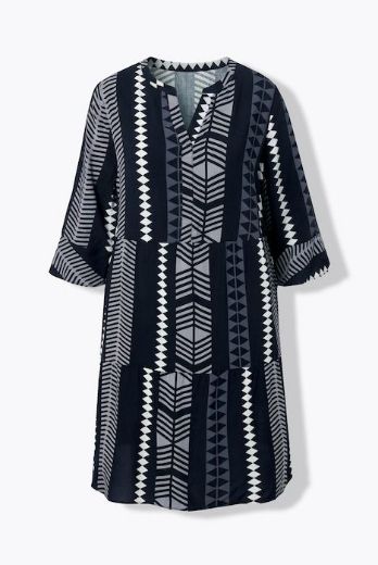 Plus size veliki brojevi Haljina 3/4 rukava za punije