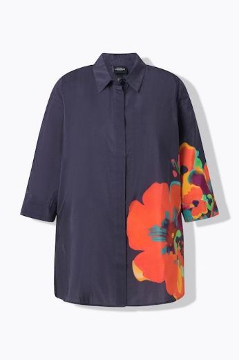 Plus size veliki brojevi Bluza 3/4 rukava A kroja za punije