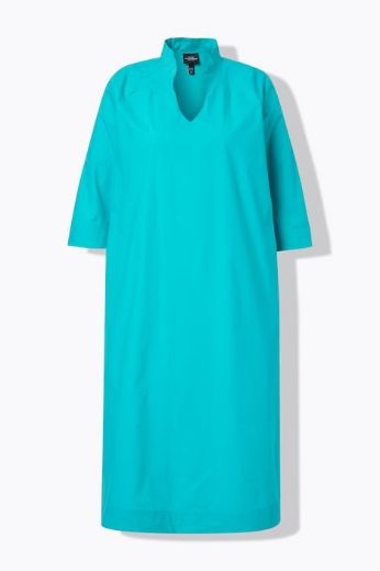 Plus size veliki brojevi Haljina midi 3/4 rukava A kroja za punije
