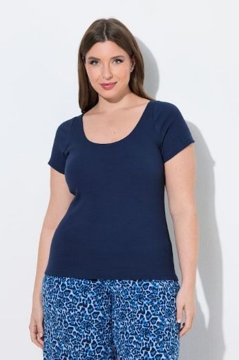 Plus size veliki brojevi Majica kratkih rukava s ušivenim grudnjakom za punije
