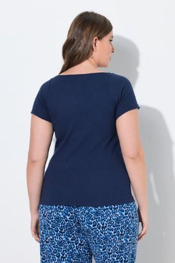 Plus size veliki brojevi Majica kratkih rukava s ušivenim grudnjakom za punije