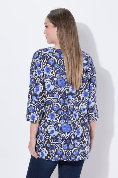 Veliki brojevi Bluza 3/4 rukava moda za punije