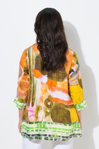 Plus size veliki brojevi Bluza 3/4 rukava od satena za punije